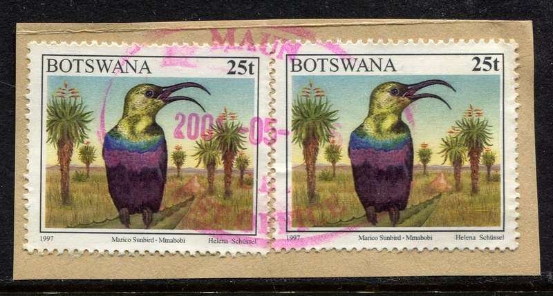 Botswana - Used On Piece