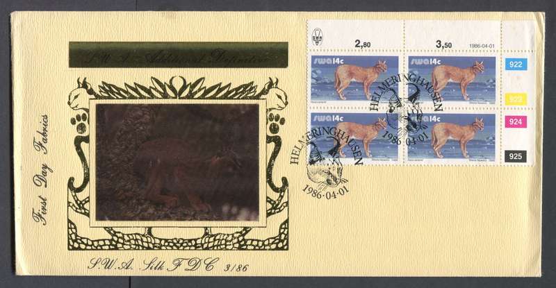 SWA - Silk FDC - 1986