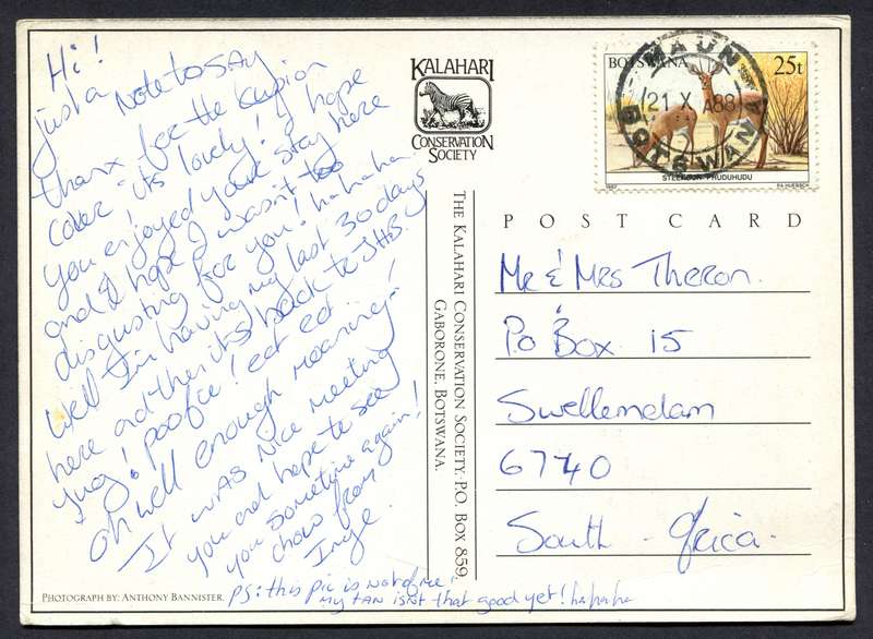 Botswana - Post Card