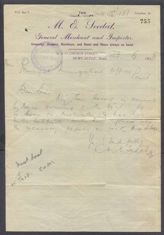 Union of SA - Document