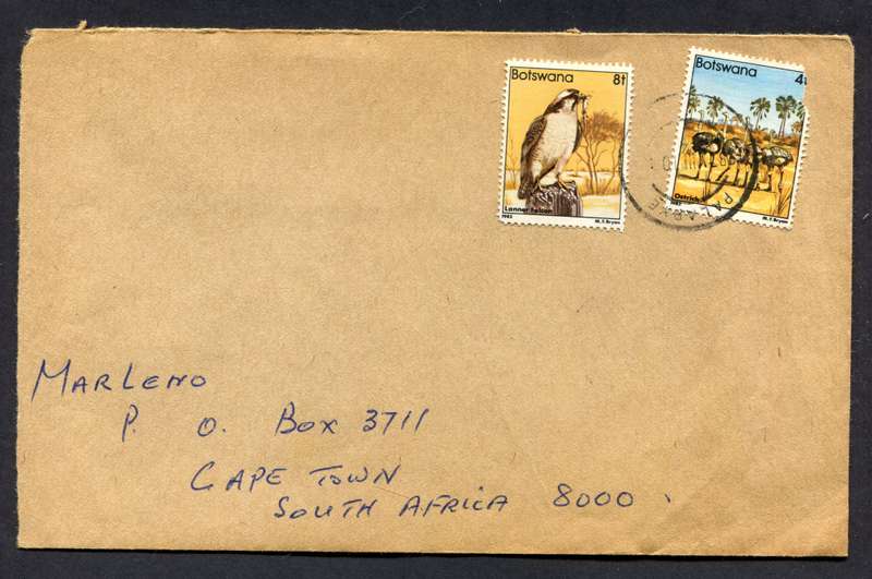 Botswana - Small Size Cover - (Halve of a Cover)