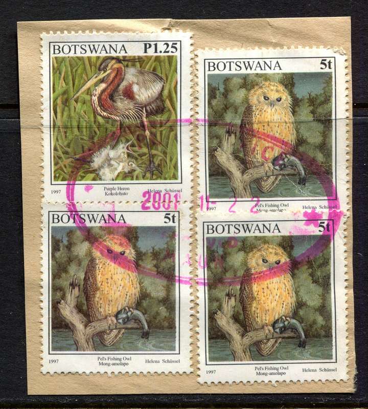 Botswana - Used On Piece