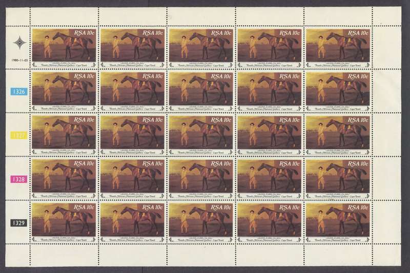 RSA - Set of 4 Full Sheets Of 25 - 1980 - MNH