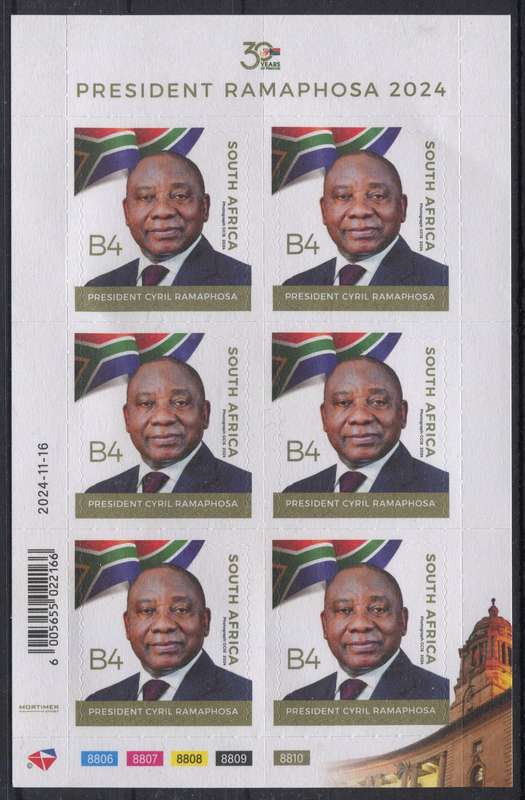 RSA - Full Sheet Of 6 - 2024 - MNH