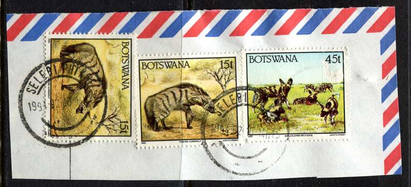 Botswana - Used On Piece