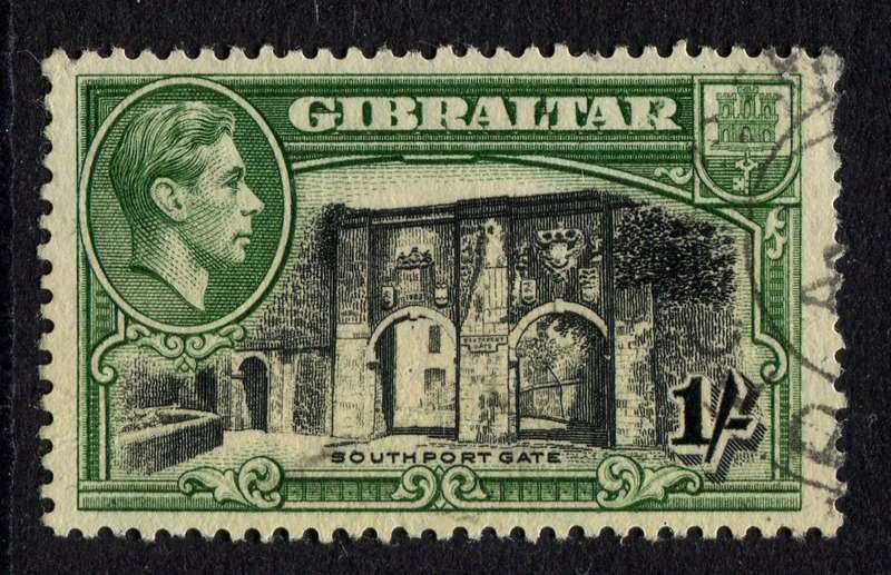 Gibraltar - 1938 - Used - Broken "R"