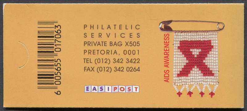 RSA - Booklet - Pane Dated 1998.08.07 - MNH