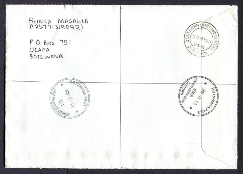 Botswana - B5 Size Registered Cover