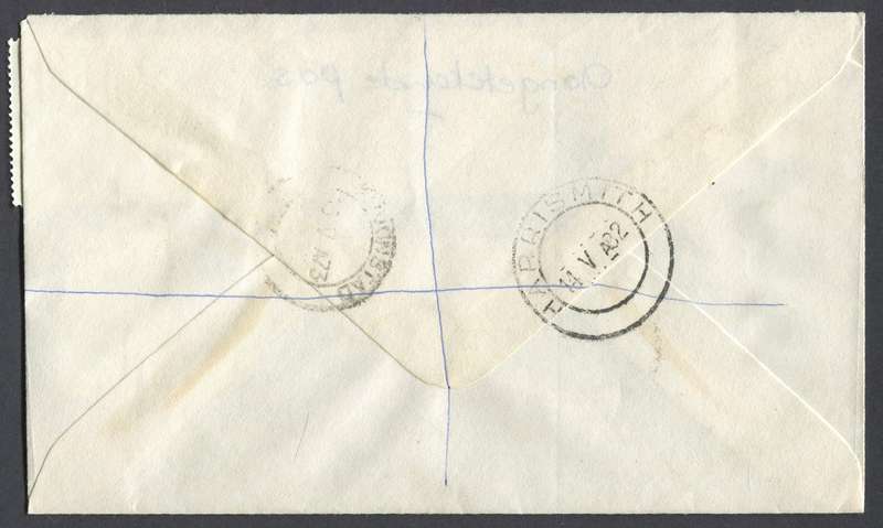 RSA - Cover Registered At Kroonstad Post Office