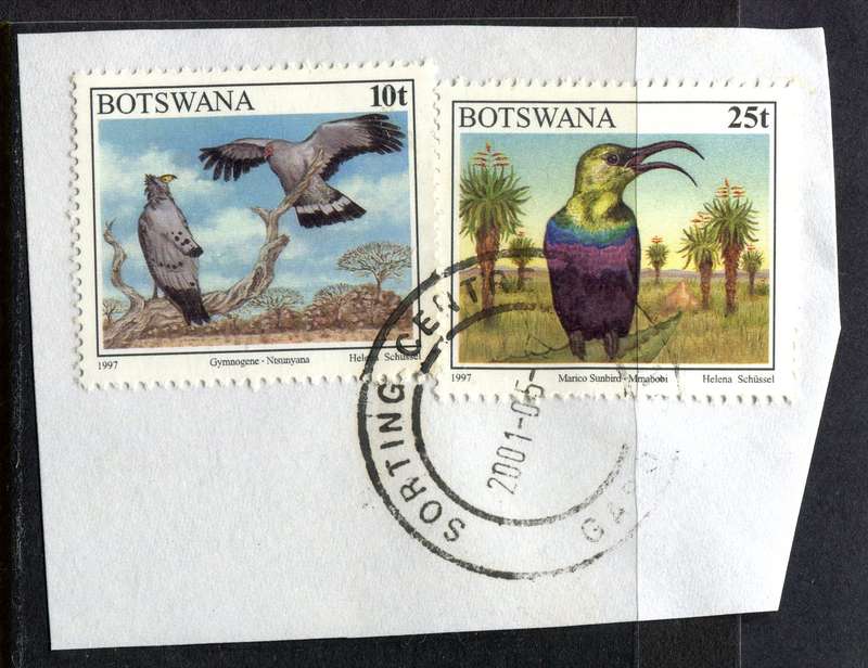 Botswana - Used On Piece