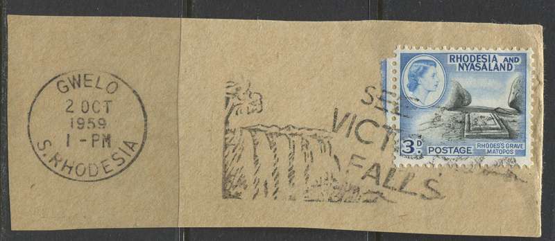 Rhodesia and Nyasaland - Used On Piece