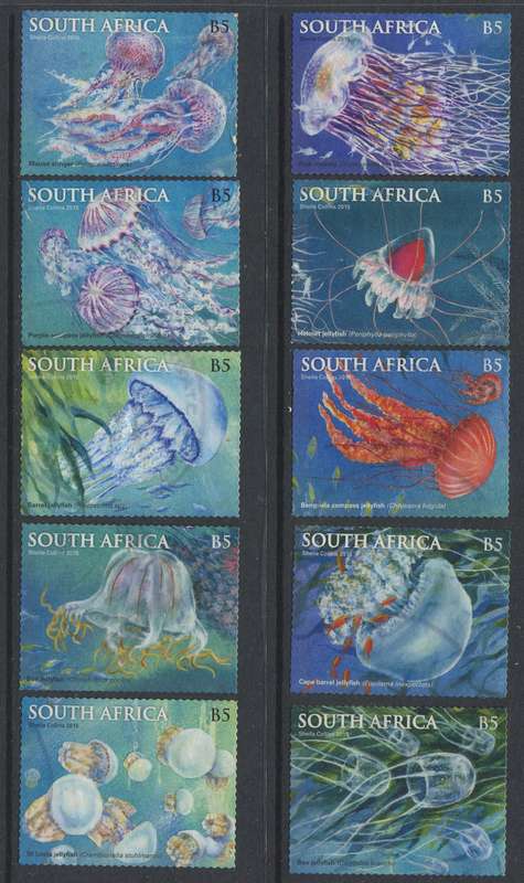 RSA - Set of 10 As Singles - 2015 - Used