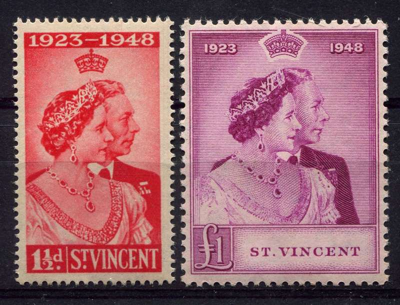 St. Vincent - Royal Silver Wedding - 1948 - MNH
