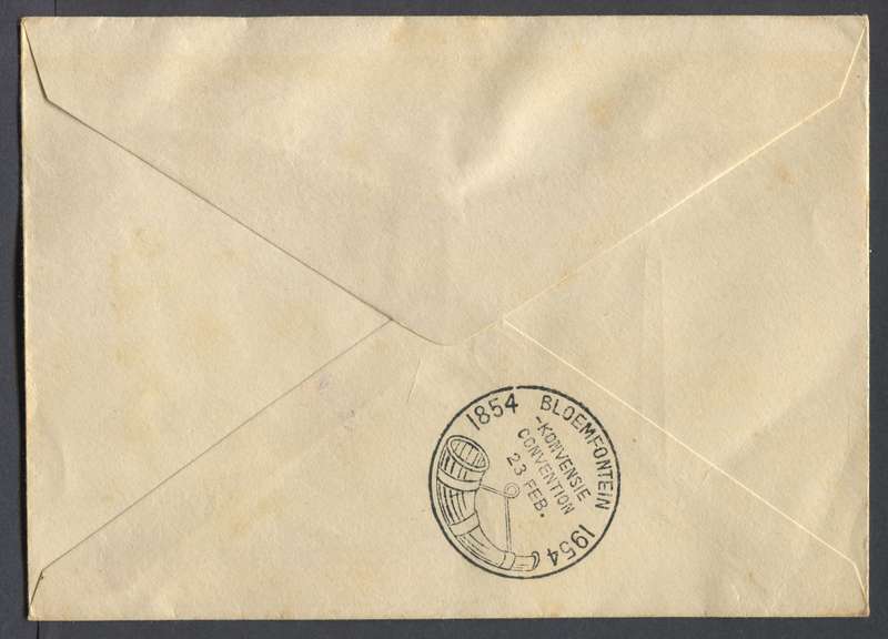 Union of SA - FDC - 1954