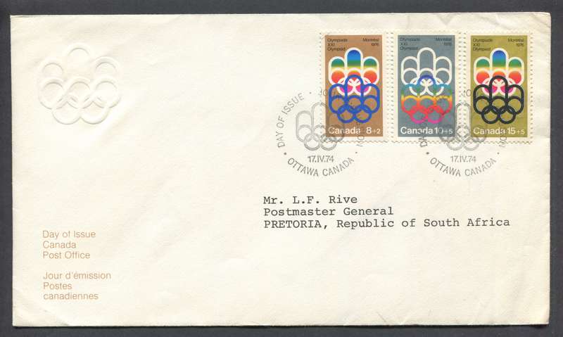 Canada - FDC - 1974