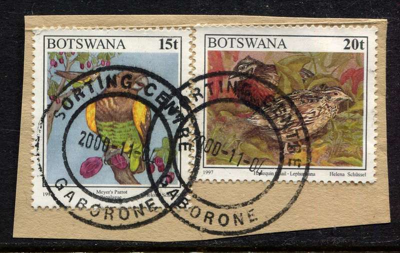 Botswana - Used On Piece