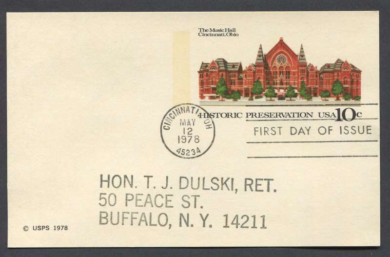 USA -  FD Post Card - 1978