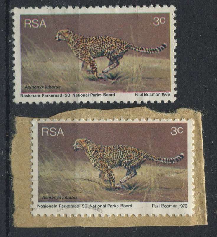RSA - Minor Colour Shift - One On Paper Included For Comparison - Used