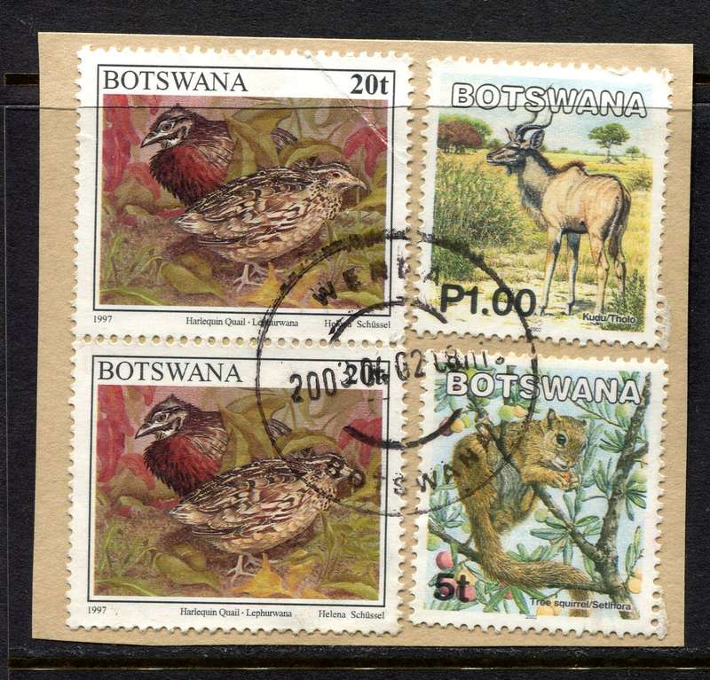 Botswana - Used On Piece