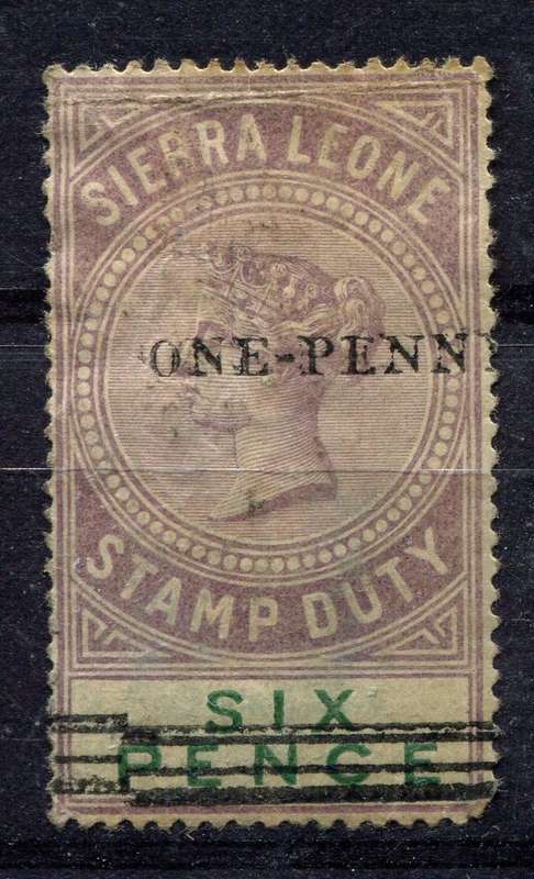 Sierra Leone - Revenue - 1894