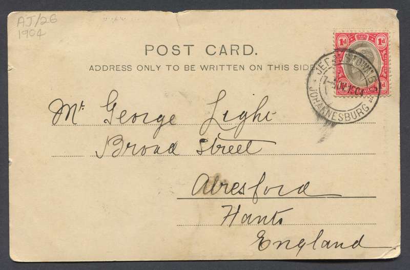 Transvaal - Post Card