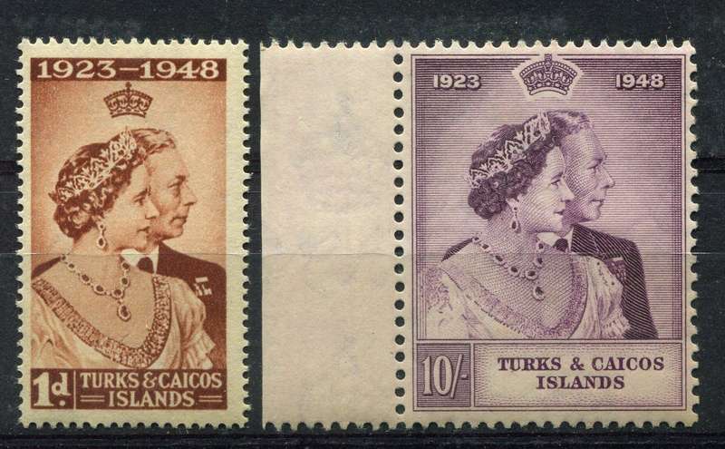 Turks and Caicos Islands - Royal Silver Wedding - 1948 - MNH