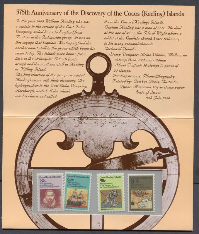 Cocos Islands - Presentation Pack - 1984 - MNH