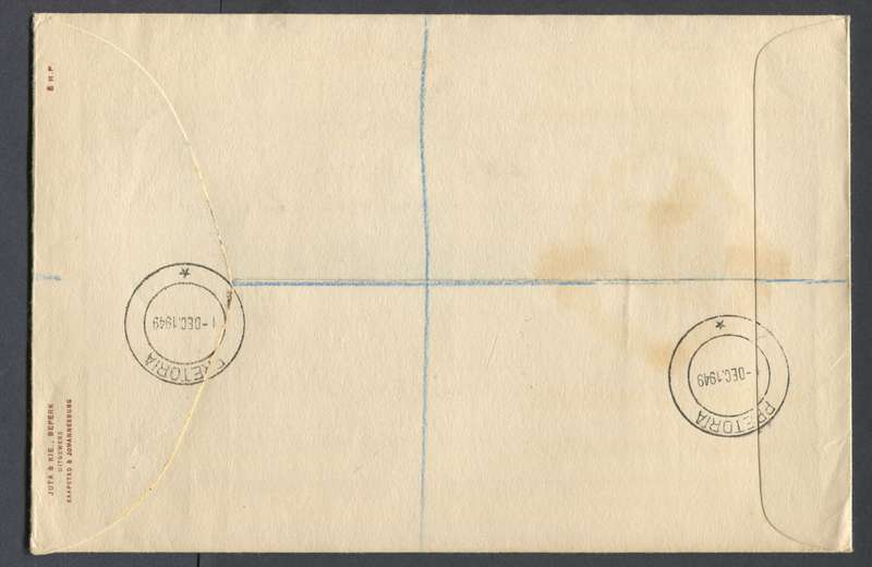 Union of SA - FDC - 1949