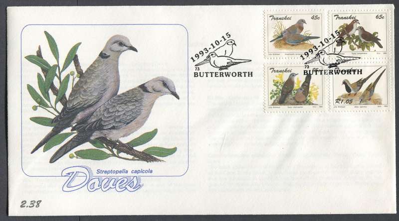 Transkei - FDC no 2.38 - 1993