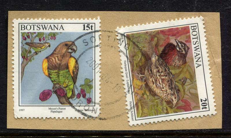 Botswana - Used On Piece