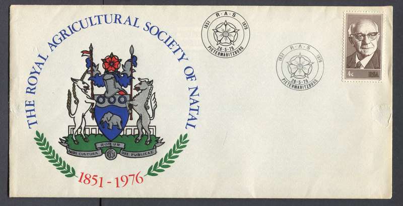 RSA - 4 Commemorative Covers Showing  Stamp Cancel Progressively Shifted Left