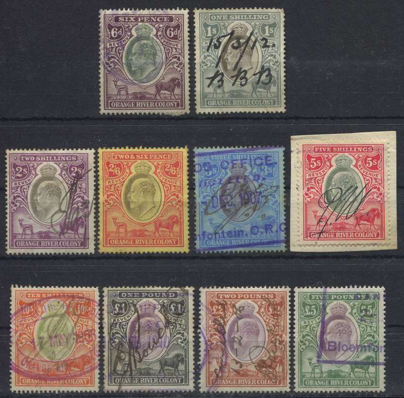 Orange River Colony - 1903/5 - Revenue - Used