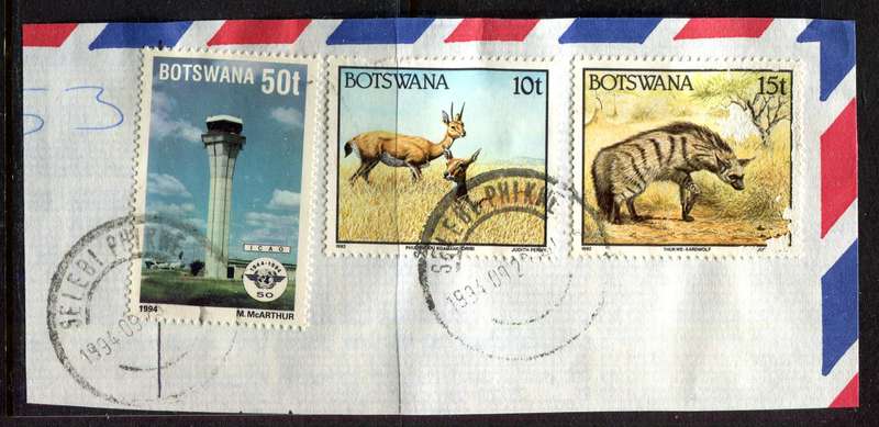 Botswana - Used On Piece