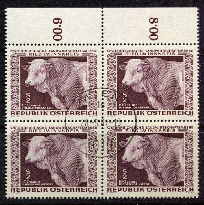 Austria - Block of 4 - 1967 - Used(CTO)