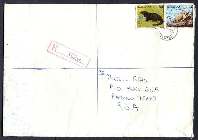 Botswana - B5 Size Registered Cover