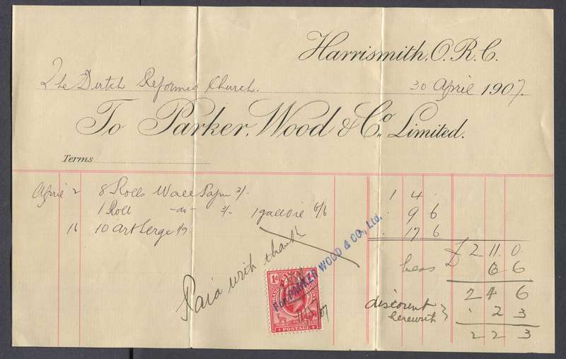 Orange River Colony - Revenue Document