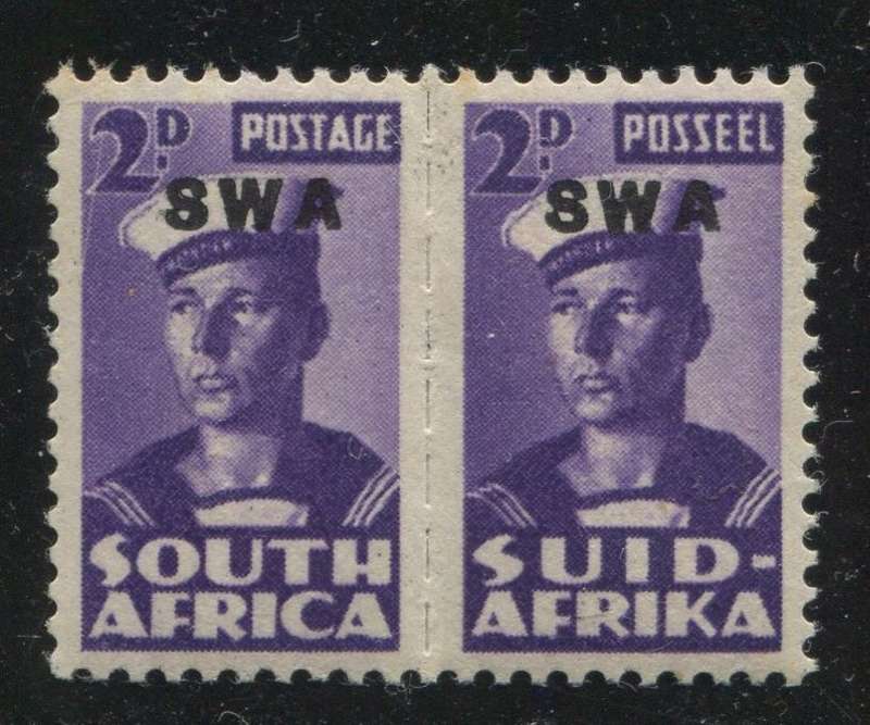 SWA - Overprint Shifted Up - Unit - 1943 - MNH