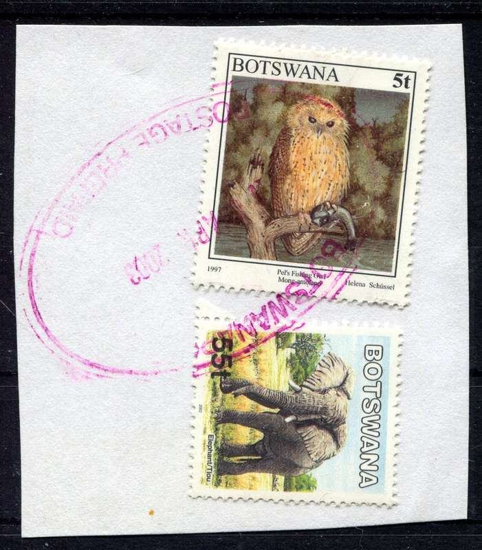 Botswana - Used On Piece