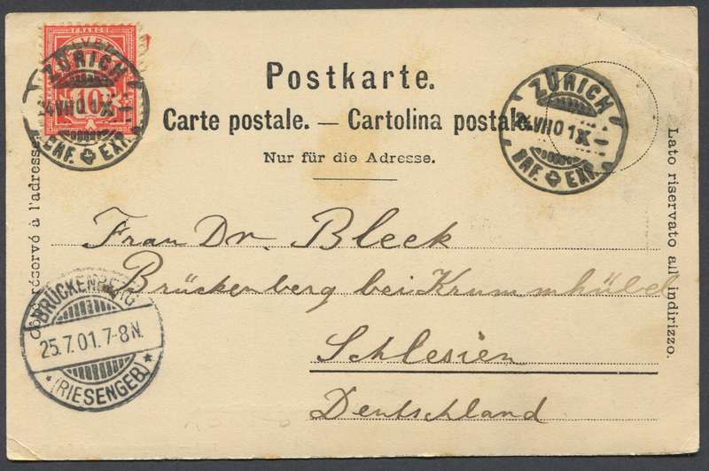 Switzerland - Post Card