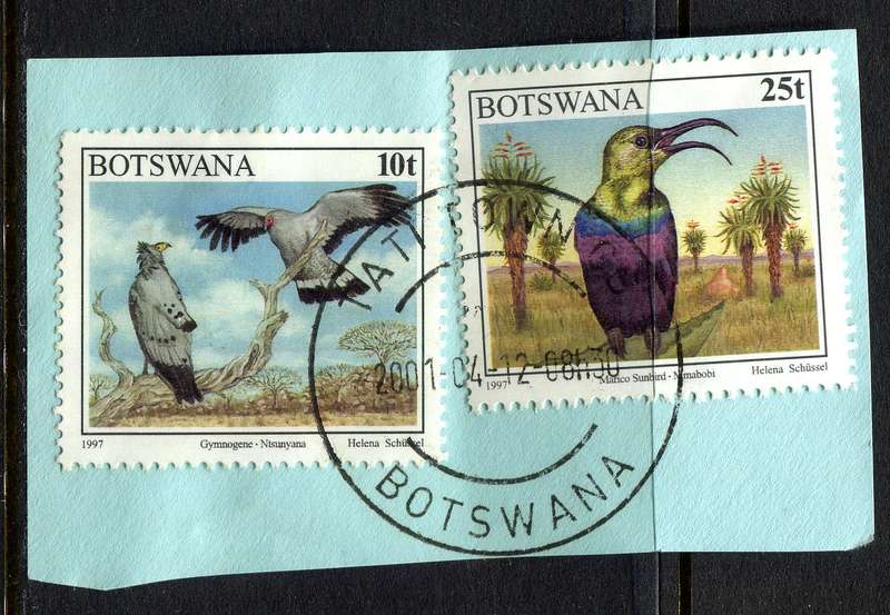 Botswana - Used On Piece