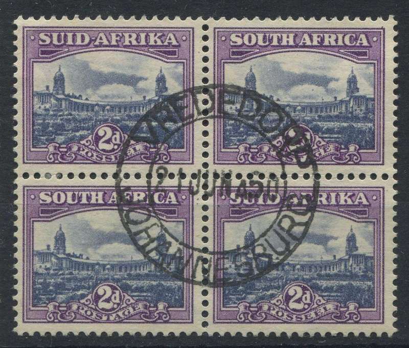 Union of SA - Block Of 4 - 1950 - Used