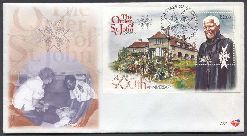 RSA - Miniature Sheet FDC No 7.04 - 1999
