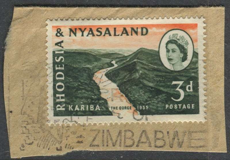 Rhodesia and Nyasaland - Used On Piece