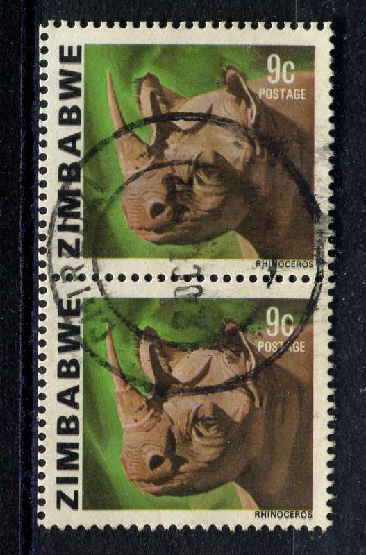Zimbabwe - 1980 - Black Double - Used