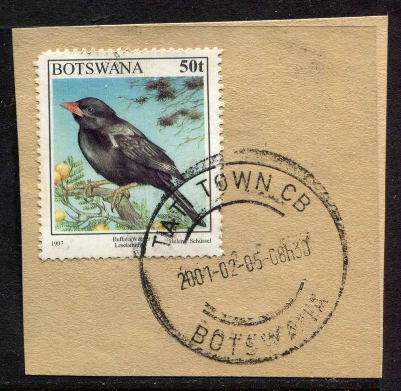 Botswana - Used On Piece