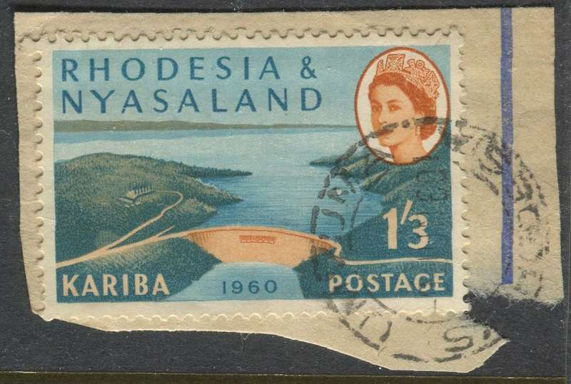Rhodesia and Nyasaland - Used On Piece