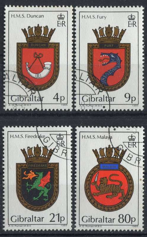 Gibraltar - 1985 - Used(CTO) Hinged