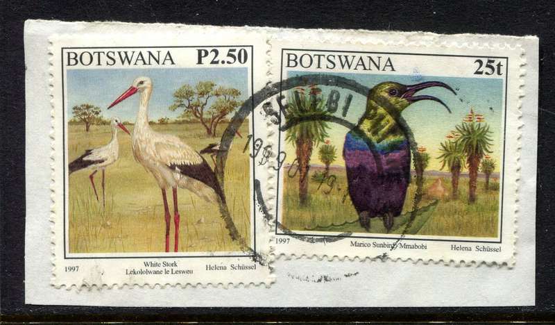 Botswana - Used On Piece