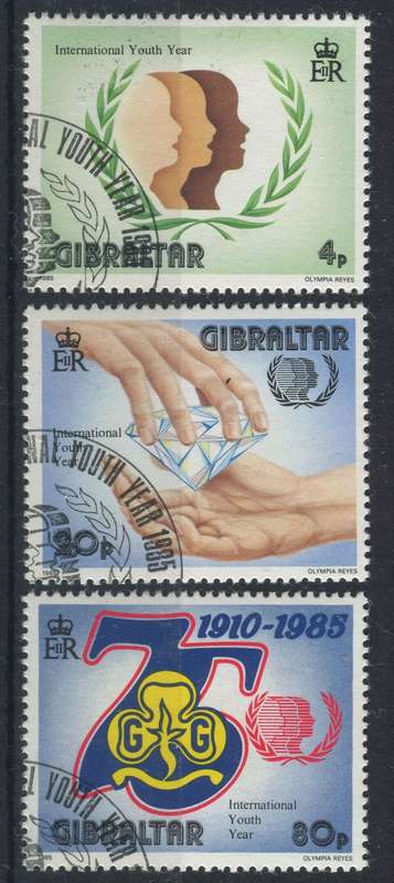 Gibraltar - 1985 - Used(CTO) Hinged