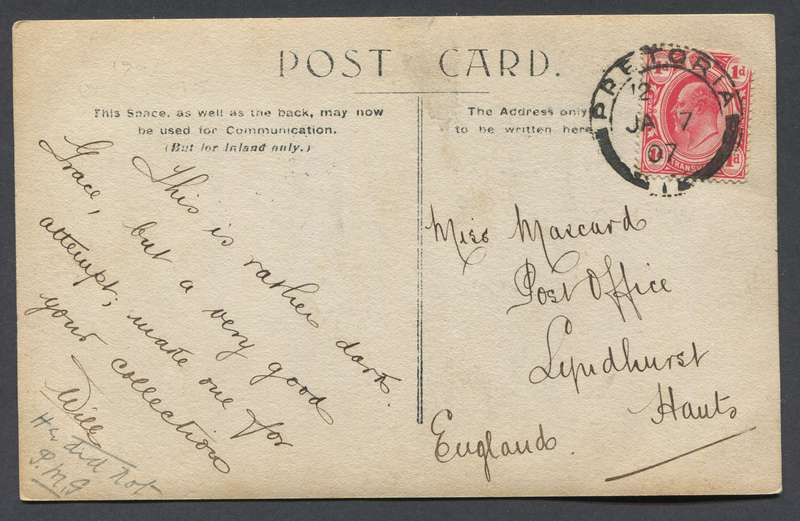 Transvaal - Post Card